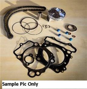 VERTEX TOPEND KIT VERTEX PISTON RINGS PINS CIRCLIPS TOPEND GASKETS & CAM CHAIN KAWASAKI KX250F 76.96MM