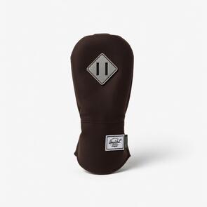 HERSCHEL SUPPLY CO HERITAGE DRIVER HEAD COVER BLACK BLACK