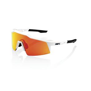 100% SPEEDCRAFT SL - SOFT TACT OFF WHITE - HIPER RED  MIRROR