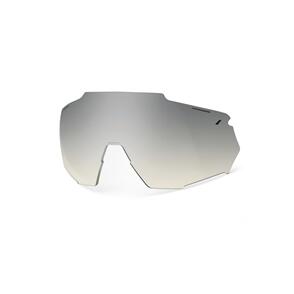 100% RACETRAP 3.0 REPL LENS - LOW LEVEL SILVER