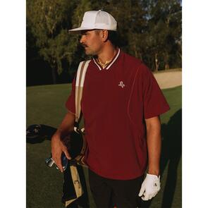 WALKER GOLF THINGS ALL WEATHER PULLOVER MAROON