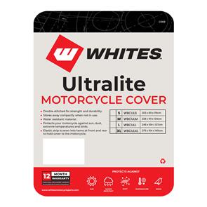 WHITES MOTORCYCLE COVER - ULTRALITE - LGE 246 X 104 X 127CM