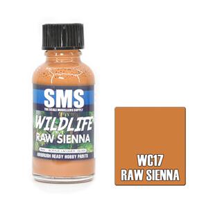 SMS AIR BRUSH PAINT 30ML RAW SIENNA ACRYLIC LACQUER SCALE MODELLERS SUPPLY