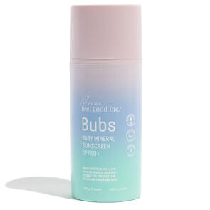 WE ARE FEEL GOOD INC BUBS BABY MINERAL SUNSCREEN SPF50+ 100G