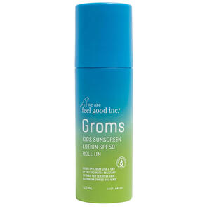 WE ARE FEEL GOOD INC GROMS KIDS SUNSCREEN LOTION SPF50 ROLL ON 100ML