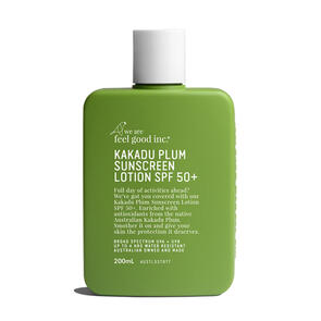 WE ARE FEEL GOOD INC KAKADU PLUM SUNSCREEN LOTION SPF50+ 200ML