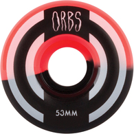 WELCOME ORBS APPARITIONS - ROUND - 100A - SPLITS 53MM NEON CORAL BLACK