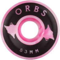WELCOME ORBS SPECTERS CONICAL 100A SWIRLS 53MM HOT PINK WHITE