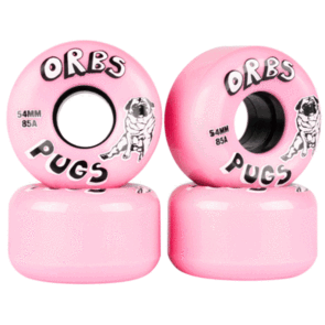WELCOME ORBS WHEELS PUGS PINK CRUISER 54MM 85A