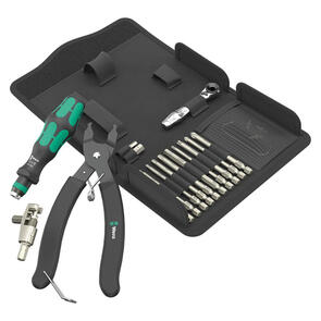 WERA TOOLS 9532 CHAIN RIVETER SET FOR WORKSHOPS 18-PIECE TOOL SET