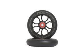 GRIT 10R WHEELS - 110X24MM BLACK/BLACK PU (PAIR)