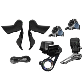 WHEELTOP GROUPSET EDS ROAD TX TX-RA7800-GS CARBON WITH OVERSIZE CERAMIC PULLEY WHEELS & BR-RA7800 BRAKE CALIPERS