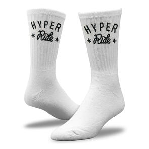 HYPER RIDE HYPER RIDE ADULT TEAM SOCKS (1 PAIR) - WHITE