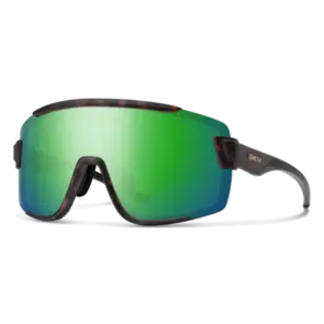 SMITH WILDCAT - MATTE TORTOISE - CHROMAPOP POLARIZED GREEN MIRROR - VLT 15%