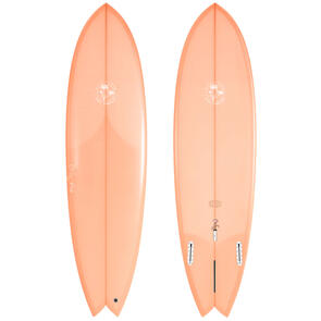 WILDFLOWER ROSE - CORAL SURFBOARD