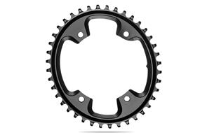 ABSOLUTE BLACK OVAL PREMIUM SHIMANO CX R9100/9000/8000/6800 1X 110BCD 4 HOLE NW CHAINRING BLACK