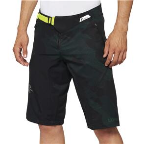 100% AIRMATIC LE SHORTS BLACK CAMO 