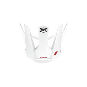 100% AIRCRAFT 2 REPL VISOR RED/WHITE - GEN 1 - 4 PIN