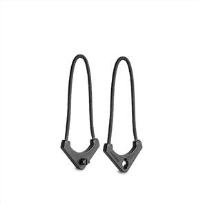 WANDRD  WORRYLESS TAMPER-PROOF ZIPPER PULLERS BLACK 6PK