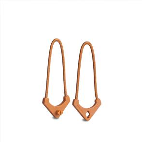 WANDRD  WORRYLESS TAMPER-PROOF ZIPPER PULLERS SEDONA ORANGE 6PK