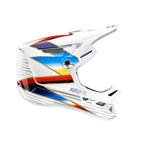 100% AIRCRAFT COMPOSITE HELMET KNOX/WHITE 