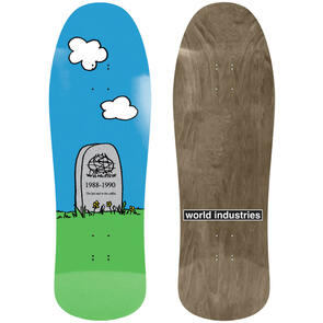WORLD INDUSTRIES SKATEBOARDING IS DEAD BLUE/GREEN 10