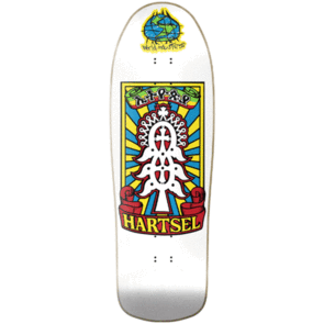 WORLD INDUSTRIES JEFF HARTSEL YOUT MODEL WHITE 9.4375
