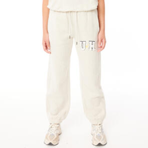 HUFFER WMNS FREE ZIP TRACKPANT OAT MARLE