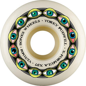 BONES WHEELS X-FORMULA - PUDWILL FRYING EYES - V2 LOCKS 97A 51MM V2