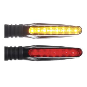 WHITES AURORA SOUTH LED INDICATOR - SEQUENTIAL W/ RED BRK LT