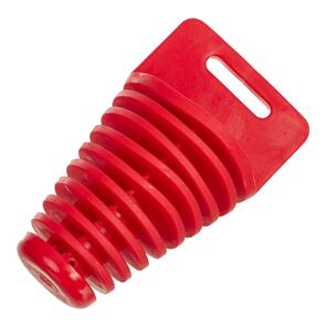 WHITES EXHAUST PLUG - RED - LGE