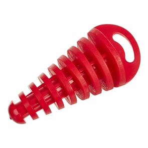 WHITES EXHAUST PLUG - RED - SML