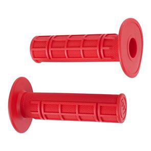 WHITES MX HALF WAFFLE GRIP - RED