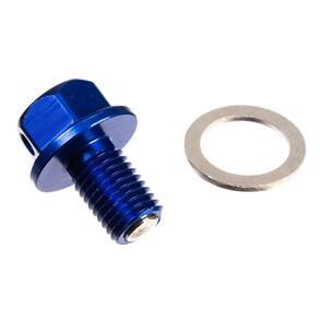 WHITES MAGNETIC SUMP PLUG BLU M10 X 15 - P1.5