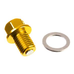 WHITES MAGNETIC SUMP PLUG GOLD M12 X 15 - P1.5