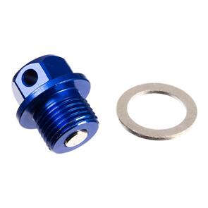 WHITES MAGNETIC SUMP PLUG BLU M14 X 10 - P1.25