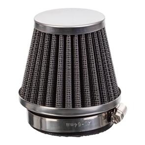 WHITES POD TYPE POWER FILTER - CHROME END CAP - 52MM I.D