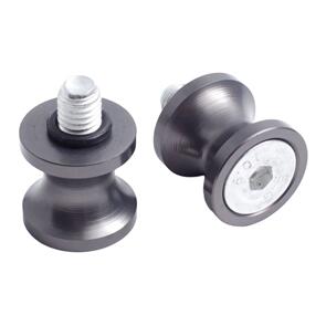 WHITES SWINGARM BOBBINS - BLK - 10MM X 1.25MM