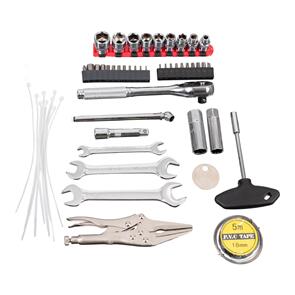 WHITES ADVENTURE TOOL KIT - ROLL UP 46PC