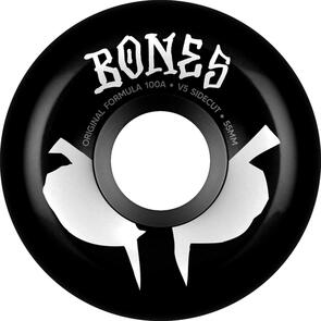 BONES WHEELS ORIGINAL FORMULA BLACK - V5 SIDECUTS 100A 55MM