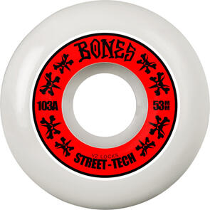 BONES WHEELS STF LOCKS -RED  V2 103A 53MM