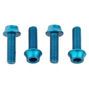 WOLF TOOTH WATER BOTTLE CAGE BOLTS - 4PCS - TEAL