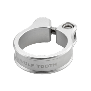 WOLF TOOTH SEATPOST CLAMP 38.6 MM - RAW SILVER