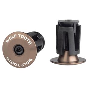 WOLF TOOTH ALLOY BAR END PLUGS - ESPRESSO