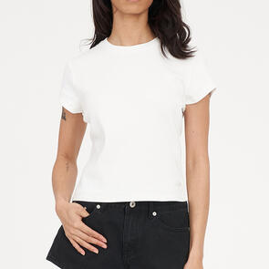 HUFFER RIB MINI TEE 185/HOMEBOUND CHALK