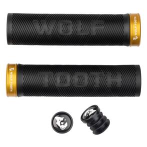 WOLF TOOTH ECHO GRIPS - BLACK/GOLD