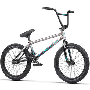 WETHEPEOPLE JUSTICE MATTE BLACK / RAW FADE 20.75" TOP TUBE