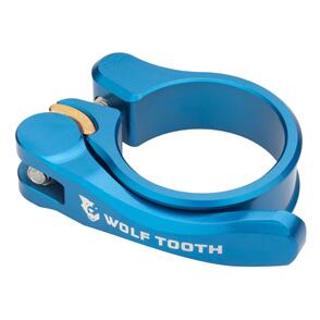 WOLF TOOTH SEATPOST CLAMP 34.9MM - BLUE QR