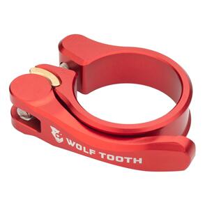 WOLF TOOTH SEATPOST CLAMP 34.9MM - RED QR