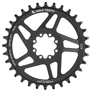 WOLF TOOTH DM CHAINRING (3MM OFFSET) FOR SRAM 8-BOLT, DROP-STOP B 